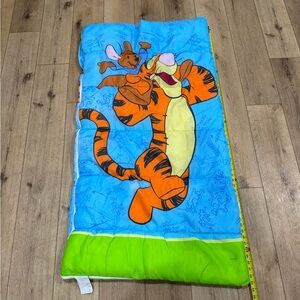 Vintage Disney Winnie The Pooh Tigger And Roo Sleeping Bag